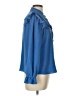 CeCe Blue Long Sleeve Blouse Size L - photo 4