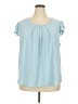 Star Vixen Blue Short Sleeve Blouse Size 3X - photo 1
