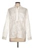 Gap Floral Ivory Long Sleeve Blouse Size L - photo 1