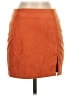 Better B Solid Orange Casual Skirt Size S - photo 1