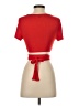 Shein Red Short Sleeve Top Size 4 - photo 2