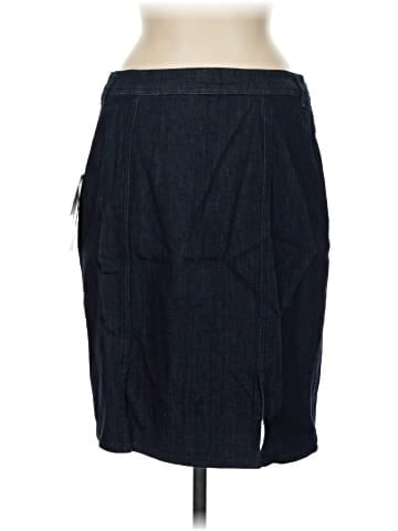 Jones New York Signature Denim Skirt (view 2)