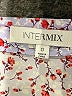 Intermix Print Red Silk Skirt Size 0 - photo 3