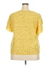 Unbranded Yellow Short Sleeve Blouse Size 4X - photo 2