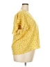 Unbranded Yellow Short Sleeve Blouse Size 4X - photo 4