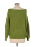 Unbranded 100% Polyester Green Pullover Sweater Size L - photo 2