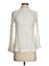 Free People 100% Rayon Ivory Long Sleeve Blouse Size XS - photo 1