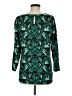 J.Crew 100% Polyester Green 3/4 Sleeve Blouse Size 8 - photo 2