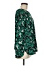 J.Crew 100% Polyester Green 3/4 Sleeve Blouse Size 8 - photo 4