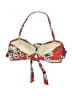 Jessica Simpson Floral Red Swimsuit Top Size M - photo 2