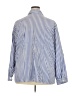 Blair Stripes Blue Long Sleeve Button-Down Shirt Size 3X - photo 2