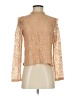 Zara Tan Long Sleeve Blouse Size XS - photo 1
