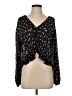 Zara Black 3/4 Sleeve Blouse Size S - photo 1