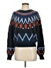 Sundry Chevron-herringbone Blue Pullover Sweater Size Sm (1) - photo 1