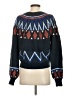 Sundry Chevron-herringbone Blue Pullover Sweater Size Sm (1) - photo 2