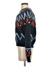 Sundry Chevron-herringbone Blue Pullover Sweater Size Sm (1) - photo 5