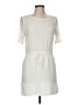 Glam 100% Rayon Ivory Casual Dress Size M - photo 1