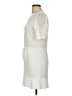 Glam 100% Rayon Ivory Casual Dress Size M - photo 5