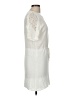 Glam 100% Rayon Ivory Casual Dress Size M - photo 4