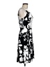 Chaps Graphic Black Casual Dress Size 6 - photo 4