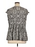 R.Q.T Black Short Sleeve Blouse Size 1X - photo 2