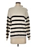 Kirundo Stripes Ivory Turtleneck Sweater Size S - photo 1