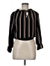 Twine & String 100% Polyester Black Long Sleeve Blouse Size M - photo 1