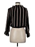 Twine & String 100% Polyester Black Long Sleeve Blouse Size M - photo 2