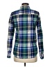 J.Crew 100% Cotton Plaid Blue Green Long Sleeve Button-Down Shirt Size 6 - photo 2