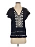 J.Crew 100% Cotton Blue Short Sleeve Blouse Size XS - photo 1