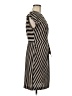 Just... Taylor 100% Polyester Stripes Brown Casual Dress Size 6 - photo 4