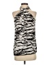 Calvin Klein 100% Polyester Silver Sleeveless Blouse Size XS - photo 1