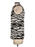 Calvin Klein 100% Polyester Silver Sleeveless Blouse Size XS - photo 5