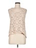 Thyme and Honey Tan Sleeveless Blouse Size M - photo 1