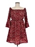 Assorted Brands 100% Polyester Burgundy Casual Dress Size M - photo 1