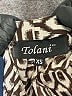 Tolani 100% Silk Ivory 3/4 Sleeve Silk Top Size XS - photo 7