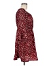 Assorted Brands 100% Polyester Burgundy Casual Dress Size M - photo 4