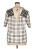 Caslon Gray Short Sleeve Blouse Size XL - photo 2