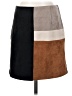 Sugar Lips Color Block Brown Casual Skirt Size S (estimated) - photo 1