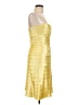 BCBGMAXAZRIA 100% Polyester Yellow Cocktail Dress Size 10 - photo 4