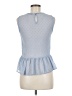 Zara Basic 100% Viscose Blue Sleeveless Blouse Size XS - photo 2