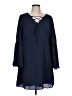Venus 100% Polyester Blue Casual Dress Size L - photo 1