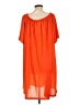 H&M 100% Polyester Orange Casual Dress Size L - photo 2