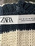 Zara Stripes Ivory Pullover Sweater Size M - photo 7