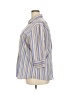 DCC Stripes Blue 3/4 Sleeve Blouse Size 2X - photo 5