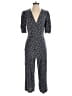 Universal Thread Hearts Gray Blue Jumpsuit Size S - photo 1