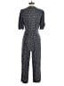 Universal Thread Hearts Gray Blue Jumpsuit Size S - photo 2