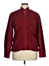 Zoe D. 100% Polyester Chevron-herringbone Burgundy Jacket Size XL - photo 1