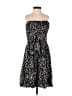 BCBGMAXAZRIA Animal Print Black Cocktail Dress Size 6 - photo 1