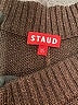 STAUD Tweed Brown Dress Pants Size XS - photo 6